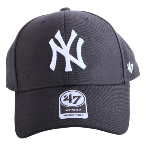 47BRAND-47品牌 白繡線男性棒球帽(海軍藍)