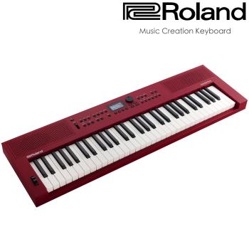 『ROLAND 樂蘭』全新型態進階款61鍵音樂創作伴奏電子琴 GO:KEYS 3 / 櫻桃紅 公司貨保固