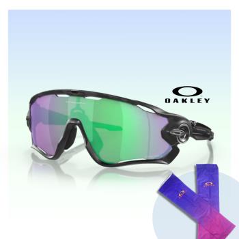 【Oakley】Jawbreaker 公路運動太陽眼鏡(OO9290-79 Prizm road jade 鏡片)