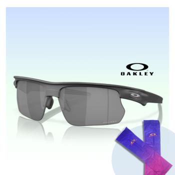 【Oakley】Bisphaera 運動太陽眼鏡(OO9400-02 Prizm black 鏡片)