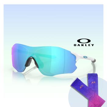 【Oakley】Evzero path 亞洲版 運動太陽眼鏡(OO9313-15 Prizm Sapphire 鏡片)