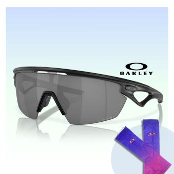 【Oakley】Sphaera 運動偏光太陽眼鏡(OO9403-01 Prizm black 偏光鏡片)