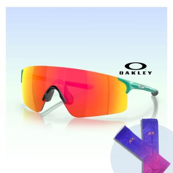 【Oakley】Evzero blades 亞洲版 運動太陽眼鏡(OO9454A-13 Prizm ruby 鏡片)