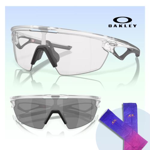 【Oakley】Sphaera 運動變色太陽眼鏡(OO9403-07 變色鏡片)