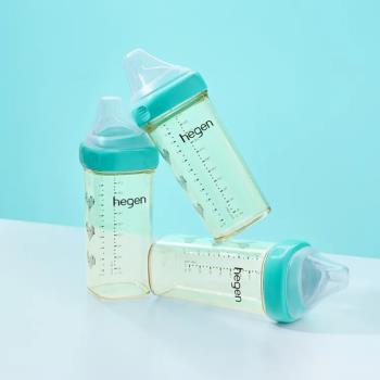 臺灣限定｜hegenＸSelina 聯名款誕藍奶瓶330ml/限量/母嬰/新生禮/兒童學習水杯/FDA食品接觸認證/不含塑化劑/不含雙酚A/不含甲醛