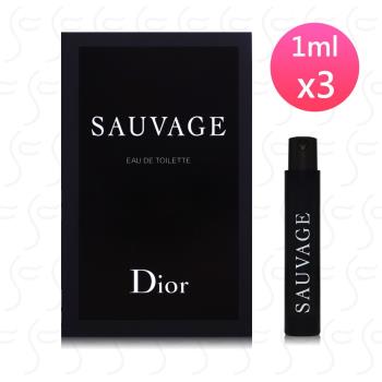 Dior迪奧 曠野之心淡香水1ml*3