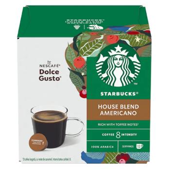 雀巢 星巴克家常美式咖啡膠囊 (12顆/盒) 一條三盒 / (適用 DOLCE GUSTO 咖啡機)