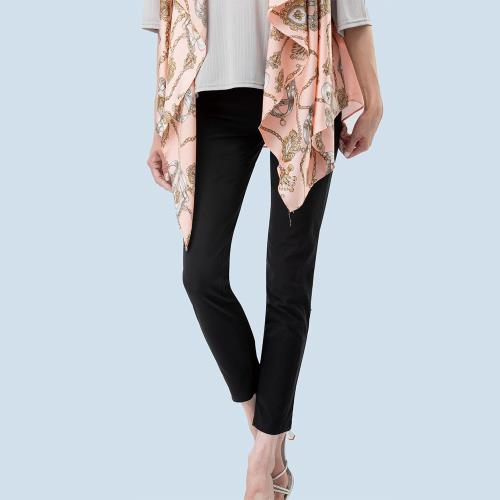 【Babycross】買1送1 MIT高彈萊賽爾輕薄涼感美腿褲-黑色