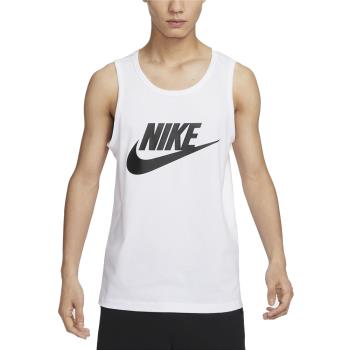 Nike 背心 NSW Tank Top 男款 白 黑 棉質 針織 無袖 AR4992-101