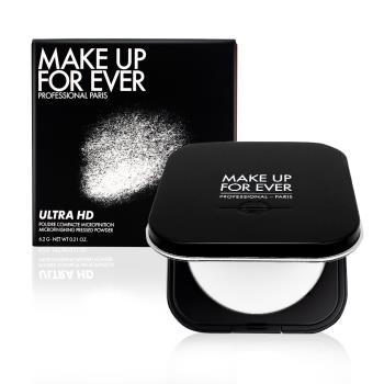 MAKE UP FOR EVER ULTRA HD超進化無瑕微晶蜜粉餅6.2g晶透白-新包裝