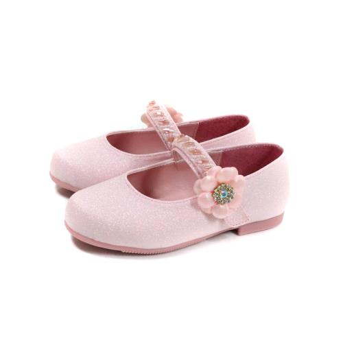 KING CHILDRED 童鞋 小女生鞋 娃娃鞋 魔鬼氈 粉紅色 小童 606 no245