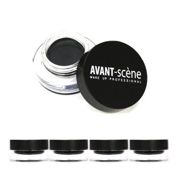 【AVANT SCENE愛芬斯】貓眼濃細抗水眼線膠5g(墨黑)5入超值組