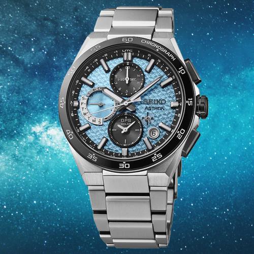 SEIKO精工 Astron 太陽能 GPS衛星定位 鈦金屬計時腕錶 5X83-0AC0B/SSH157J1