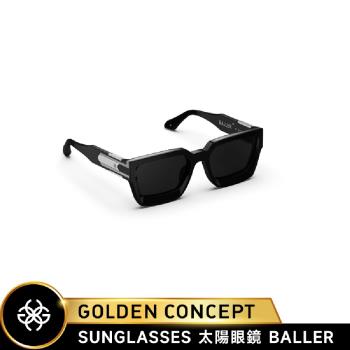 【Golden Concept】BALLER 太陽眼鏡 Sunglasses 黑/銀 AC-SG-BK-SL-BALLER