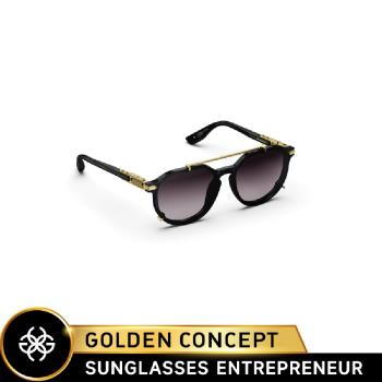 【Golden Concept】ENTREPRENEUR 太陽眼鏡 Sunglasses 黑/金 AC-SG-BK-G-ENTREPRENEUR