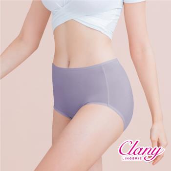 【可蘭霓Clany】美膚保養絲蛋白高腰L-Q/2XL加大尺碼超彈性女內褲 (薰衣草紫 2189-92)