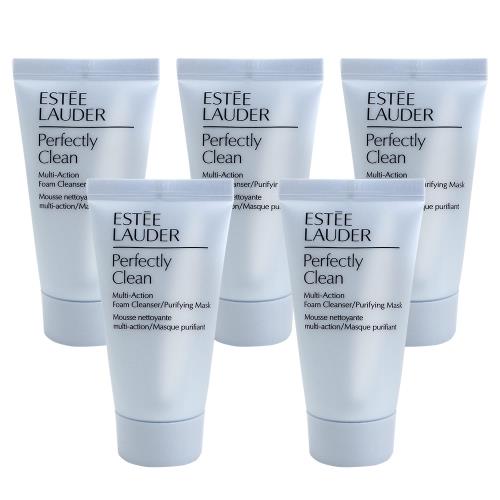 ESTEE LAUDER 雅詩蘭黛 細緻煥采雙效淨化潔面乳30mlx5入