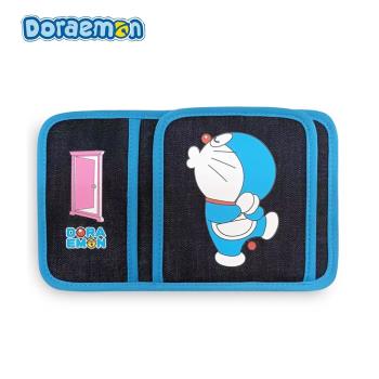 哆啦A夢牛仔布 多功能遮陽板置物夾 DR-23003