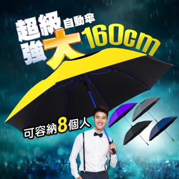 QIDINA 雨天必備超大抗風無敵傘-D TDN
