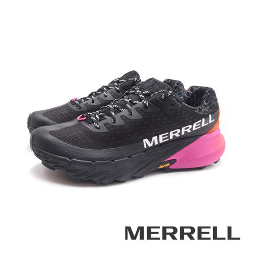 MERRELL(男)AGILITY PEAK 5戶外健身輕量型慢跑越野運動鞋 男鞋-黑色