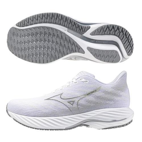 Mizuno 美津濃 慢跑鞋 男鞋 WAVE RIDER 28 白【運動世界】J1GC240304