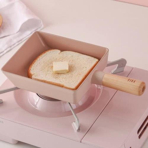 【NEOFLAM】FIKA 蜜桃粉 陶瓷塗層鍋具 15CM 玉子燒(不挑爐具/瓦斯爐電磁爐皆可用)