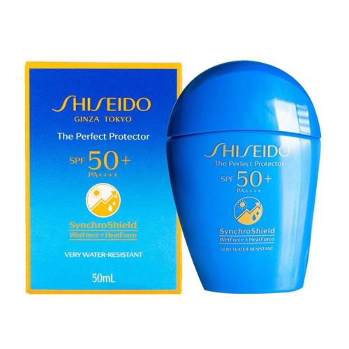 SHISEIDO資生堂 新豔陽夏.水離子熱防禦UV隔離露50ml-藍胖子(公司貨)