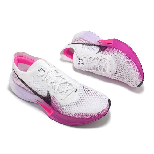 新品 W ZOOMX VAPORFLY NEXT% 3 白紫 27cm Nike Mens Zoomx Vaporfly Next% 3 Running Shoes (White/Black