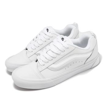 Vans 休閒鞋 Knu Skool 男鞋 女鞋 白 全白 小白鞋 板鞋 厚鞋舌 VN0009QCW00