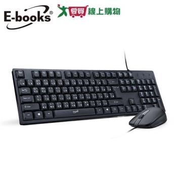 E-books 有線鍵盤滑鼠組 Z12【愛買】