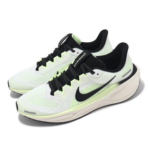 Nike 慢跑鞋 Air Zoom Pegasus 41 GS 大童 女鞋 白 綠 黑 緩衝 氣墊 運動鞋 FN5041-102