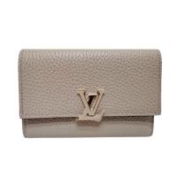 【Louis Vuitton】路易威登 LV Capucines 小型錢包 卵石色 - M62159