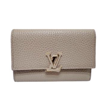 【Louis Vuitton】路易威登 LV Capucines 小型錢包 卵石色 - M62159