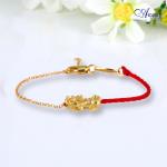 【Angely專櫃】招財納福貔貅紅繩手鍊