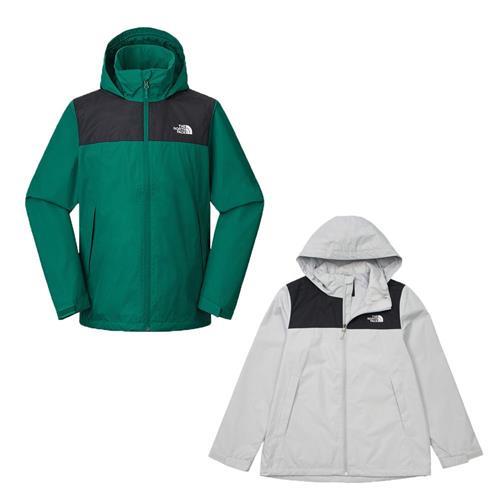 The North Face 北面 防水衝鋒衣 連帽外套 男裝 綠/灰【運動世界】NF0A88FRS9W/NF0A88FRC3F