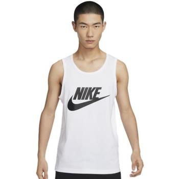 Nike 無袖背心 男裝 基本 純棉 白【運動世界】AR4992-101