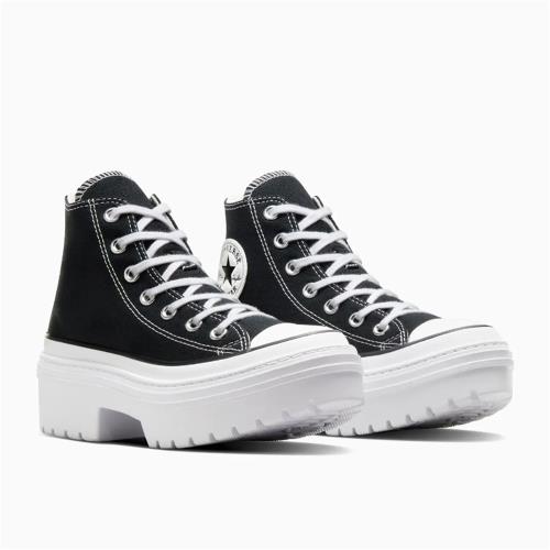 Converse 休閒鞋 Chuck Taylor All Star Lugged Heel 女鞋 黑 白 厚底  A08258C