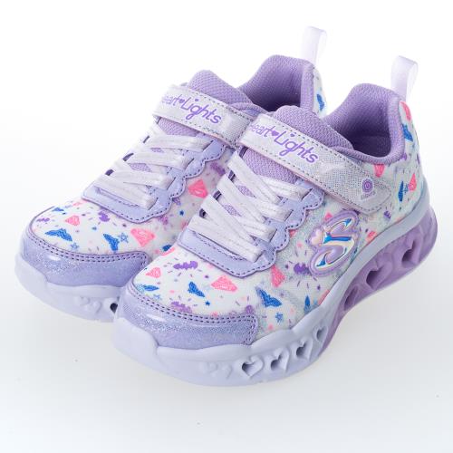 SKECHERS 童鞋 女童系列燈鞋 FLUTTER HEART LIGHTS - DC (319509LLVMT)