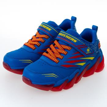 SKECHERS 童鞋 男童系列燈鞋 MEGA-SURGE - DC 超人 (407108LBLMT)