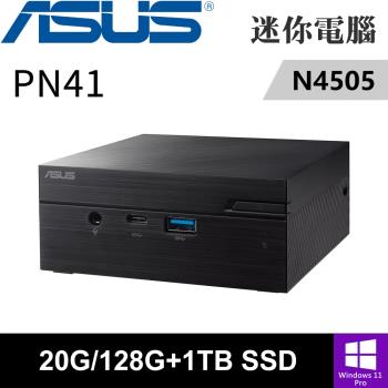 華碩 PN41-N45YMZV-SP4 迷你電腦(N4505/4G DDR4+16G/128G PCIE+1TB 2.5 SSD/W11P)