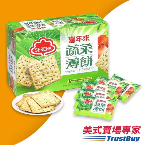 【美式賣場】喜年來 蔬菜薄餅 20公克 X 52入
