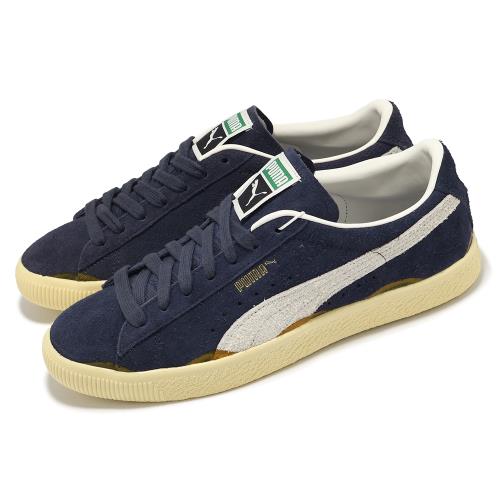 Puma 休閒鞋 Suede VTG The NeverWorn II 男鞋 藍 米白 麂皮 做舊 復古 39483201
