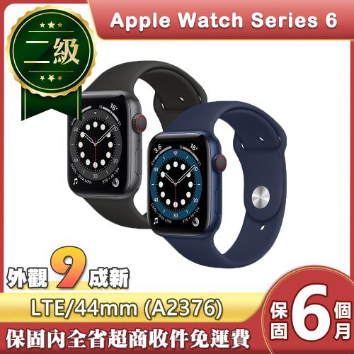 【福利品】蘋果 Apple Watch Series 6 LTE 44mm鋁金屬錶殼智慧手錶