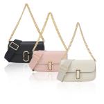 MARC JACOBS THE J MARC 光滑皮革翻蓋鏈帶斜背/肩背包-迷你/多色選