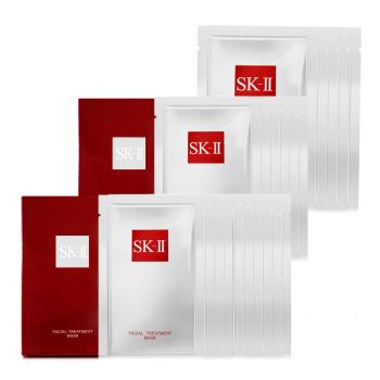 SK-II 青春敷面膜10片(原廠盒裝)+6片(原廠盒裝)+5片(無盒散裝) - 正貨超值組 (正統公司貨)