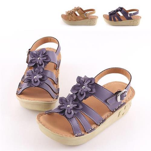 【Alice】台灣手工鞋百花盛開涼鞋(涼鞋/羅馬鞋/樂福鞋/休閒鞋)