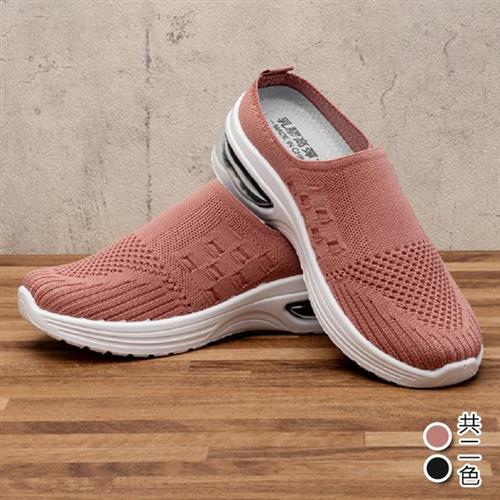 【Alice】精品舒壓氣墊式穆勒鞋(厚底/帆布/亮鑽/樂福鞋/休閒鞋)