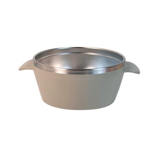 LILFANT 不鏽鋼兒童雙柄餐碗(380ml) 灰