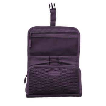 《TRAVELON》Pi扣式3C線材收納包(黑莓紫) | 充電器 線材收納包 行動電源 首飾收納袋 旅行小包