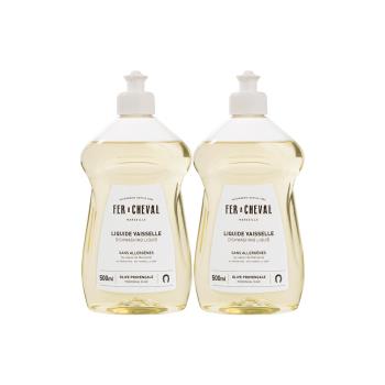 【Fer à Cheval 法拉夏】馬賽皂洗碗精500ml x 二入組